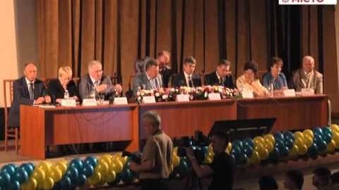 Кадр сюжету: Сьогодні Полтава приймала медиків з різних куточків держави