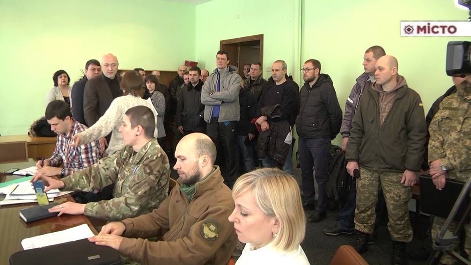 Кадр сюжету: Вимога губернатора до Держгеокадастру щодо виділення землі атовцям